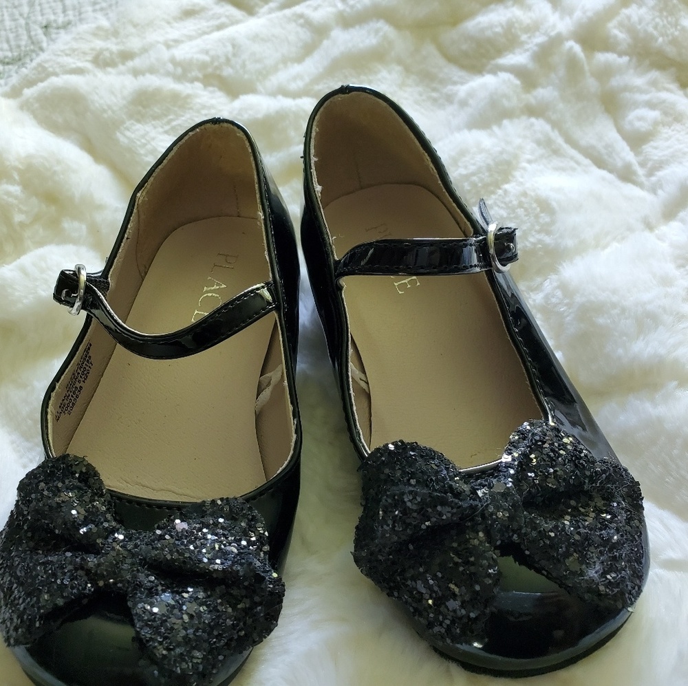 Black little girl shoes